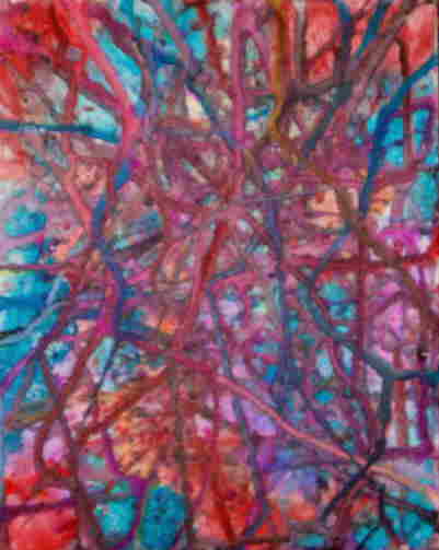 web of watercolor