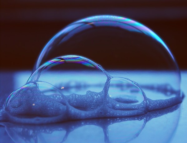 bubbly blue