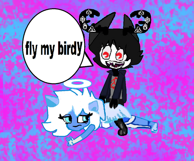 karma and criminy fiy like a birdy