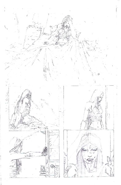 ideal comics page 2 pencil