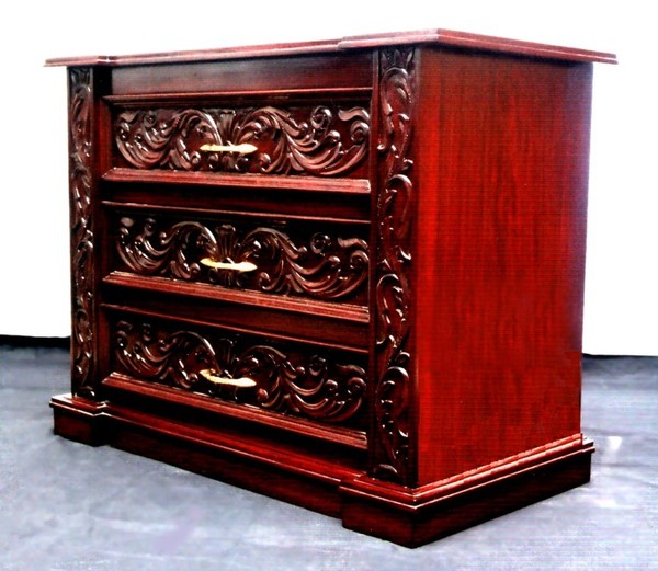 Red Riding Hood - Hand Carved Chest of Drawers