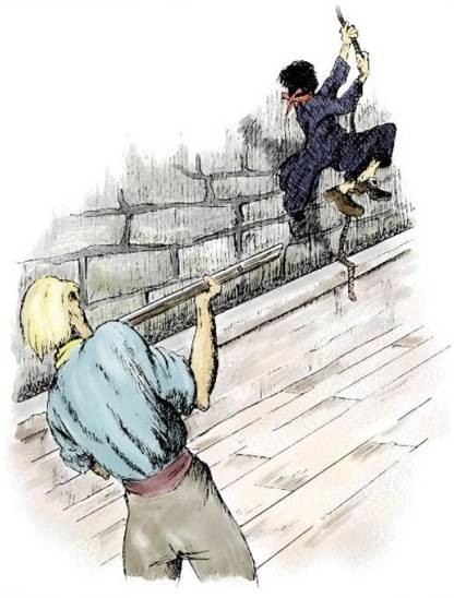Jim Hawkins,Cover illustration