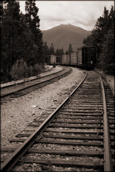 The other side of town