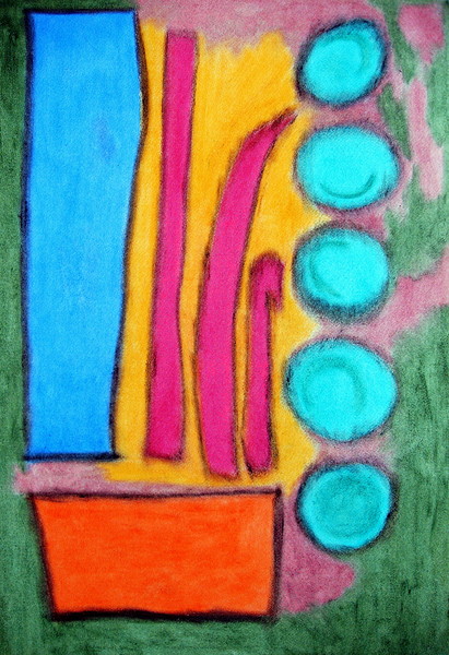 Abstract Floral in Different Angle
