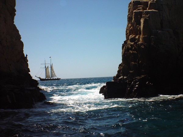 Sailing in Cobo,Mexico