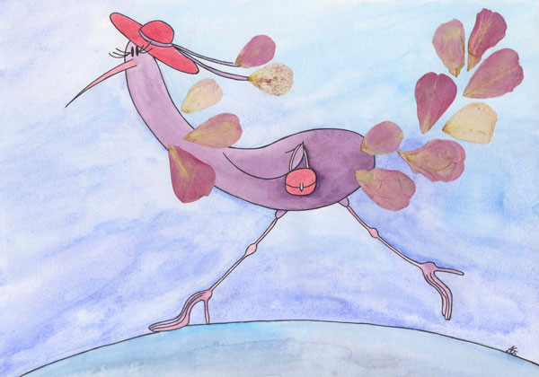Trendy bird