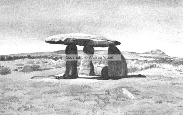 Lanyon Quoit. sketch.