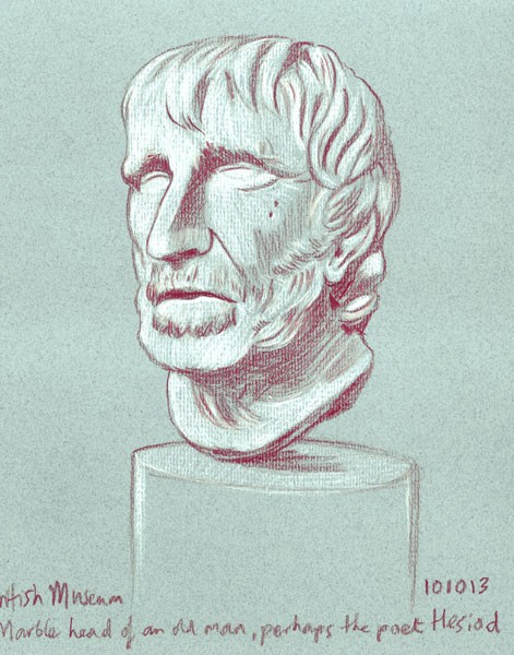 Old Man’s Head, British Museum