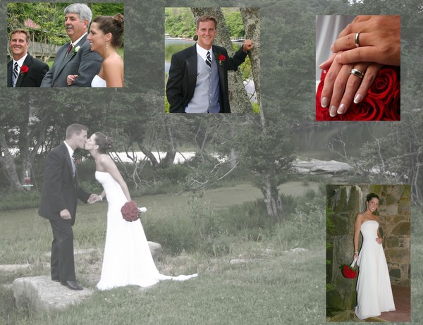 wedding collage