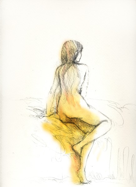 seated woman