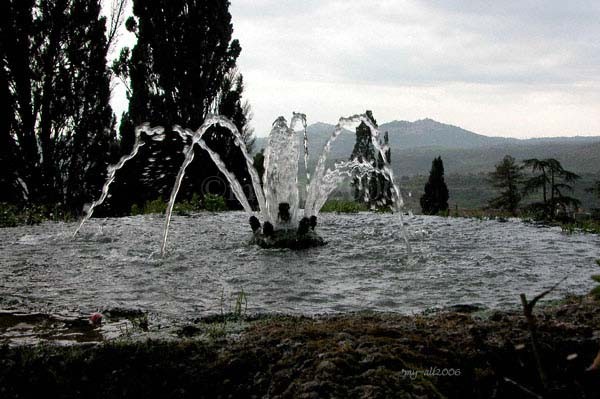 Water Fall at Villa D'este Italy-2