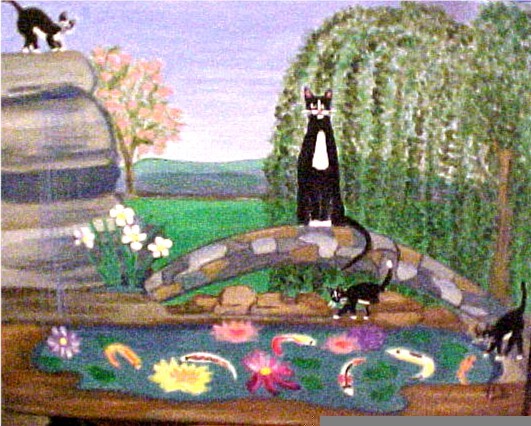Koi Pond Bridge