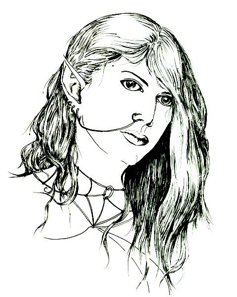 Character Sketch - Bakari Elf