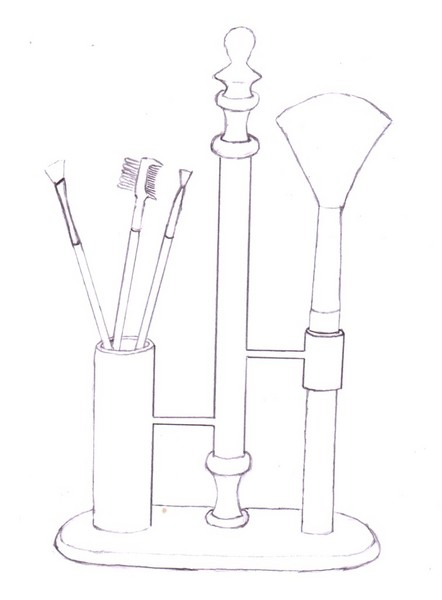 Make-Up Brushes (Outline)