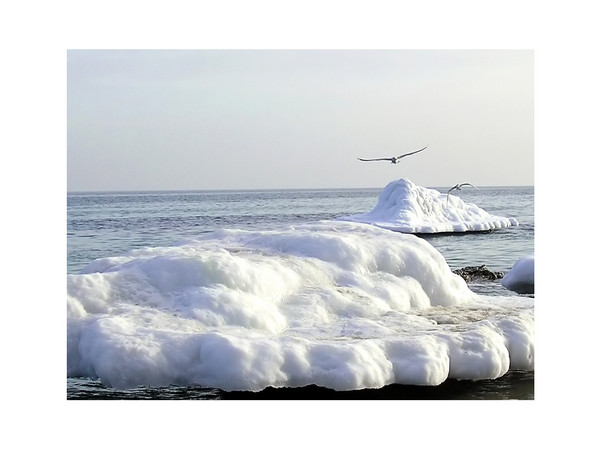 Winter. Black sea