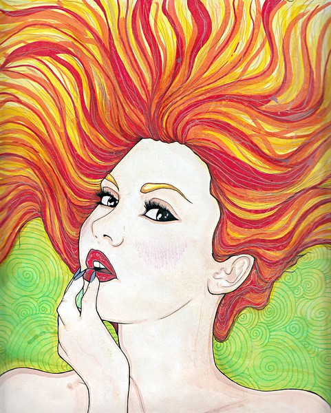 hair on fire