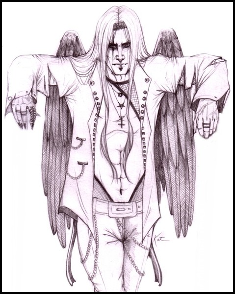Here comes the Demon -lineart
