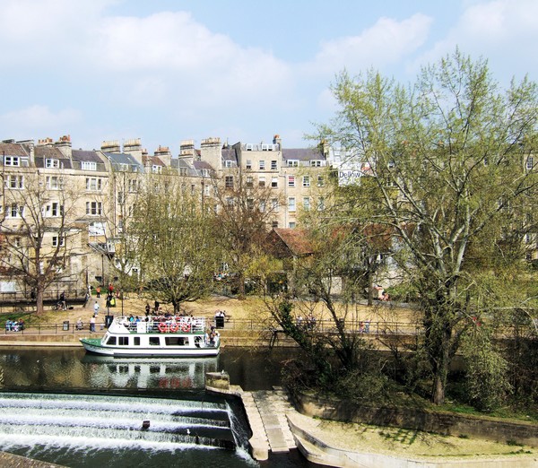 scene from bath