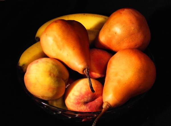 peach and pear