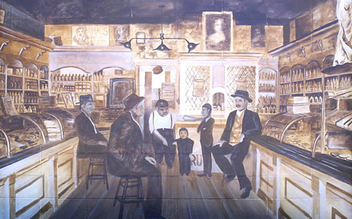 (Mural) Mitchell's Store, Starke, FL  1937