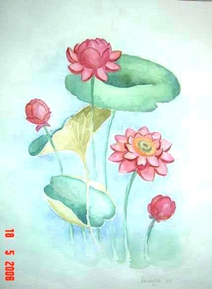 Original Watercolor Ramilya