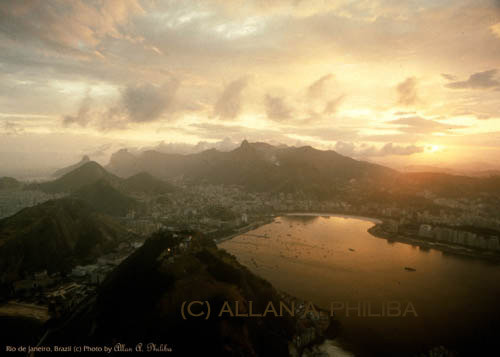Sunset over Rio