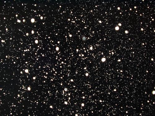 Falling snow