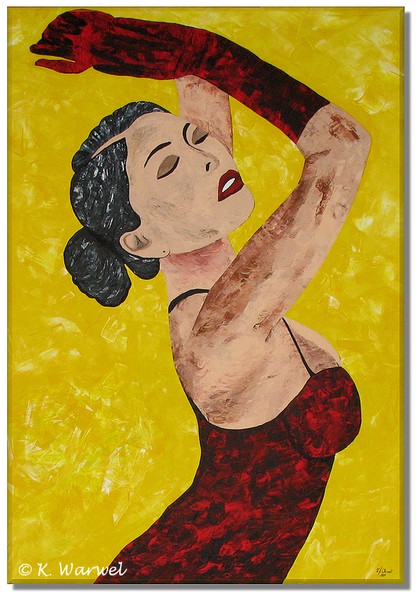 Gloria - Acrylic painting 