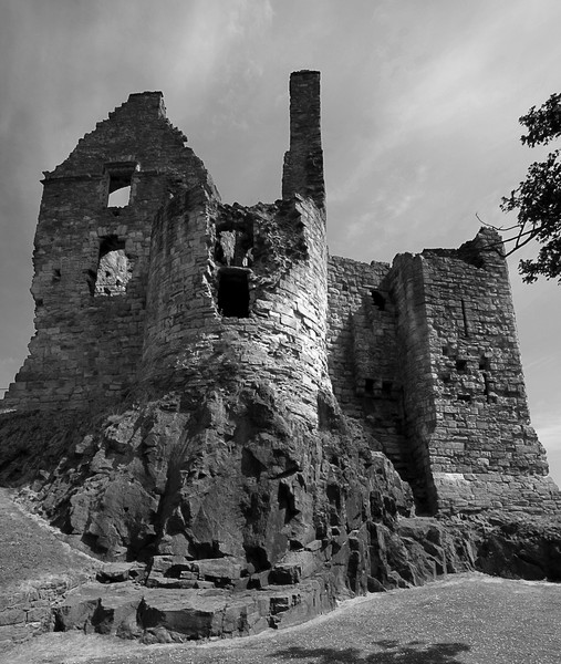 West Facade, Dirleton Castle