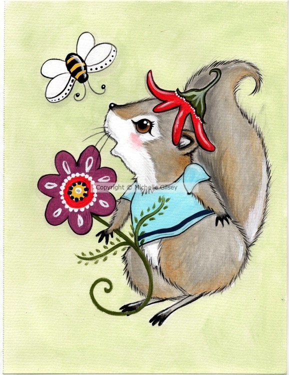 Buzzy Bee Squirrel 