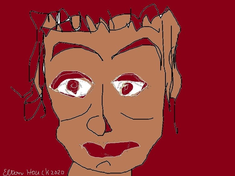 Tommy --See ME Touch Me  Feel Me. .(c) 2020..elton houck,,digital JESUS IS LORD art