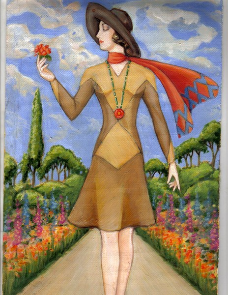 Walking Through a Summer Garden