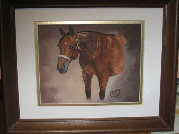 Halter winning champion filly