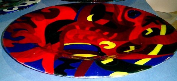 Big Fusing glass bowl