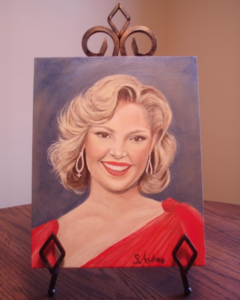 Oil Painting of Katherine Heigl