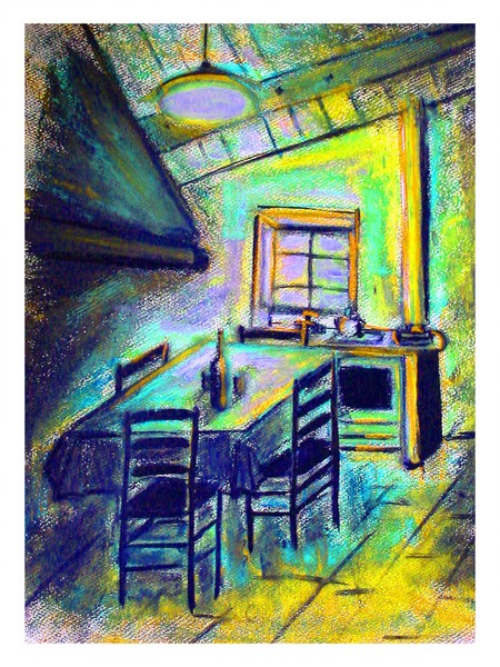 farmhouse room in Italy (Toscana)