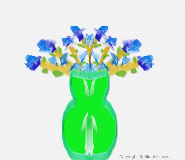 Vase of Irises
