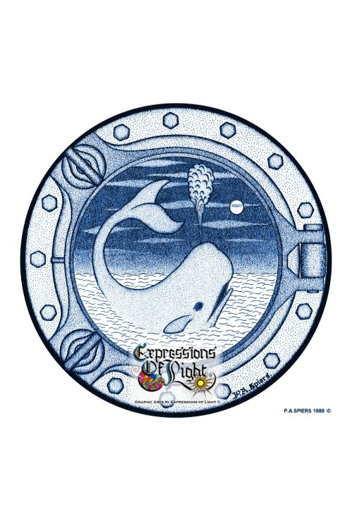 ExpoLight-Graphic-Arts-Whale-Porthole-1988-0001 (Pen-&-Ink-Blue-Sepia-SP)