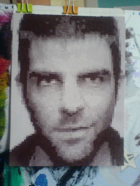 Zachary Quinto Mini Pixel