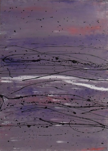 Purple & Splatter