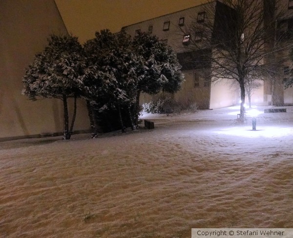 it's snowing