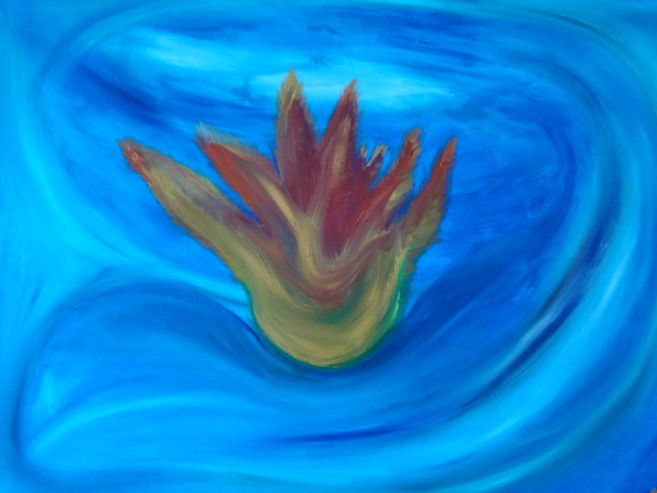 How my fire burns in water