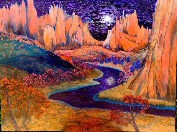 African Violet Skies