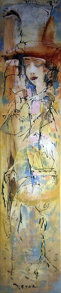 1155, Cher Ami, 200-40 cm, acrilyc on canvas, 2011