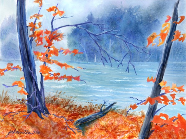 Blue Fall