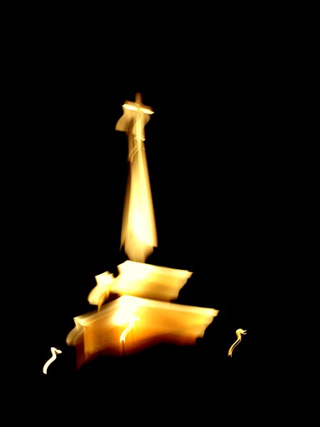Glowing light of  Christ