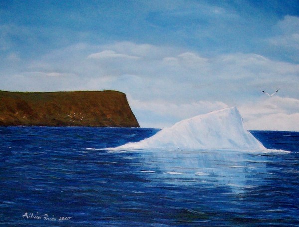 June Iceberg in Blackhead, Newfoundland