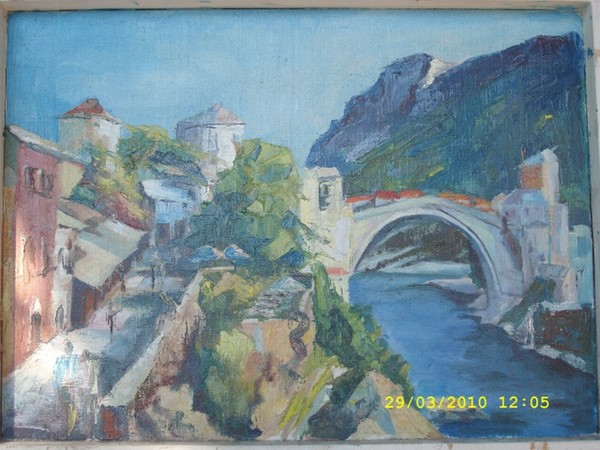 mostar 30x40 ulje na patnu