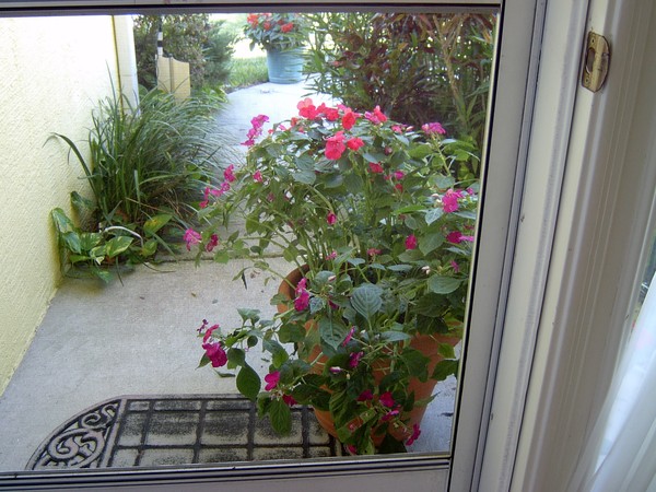 blocked entrance