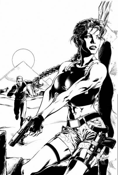 LARA CROFT: TOMB RAIDER comic cover
